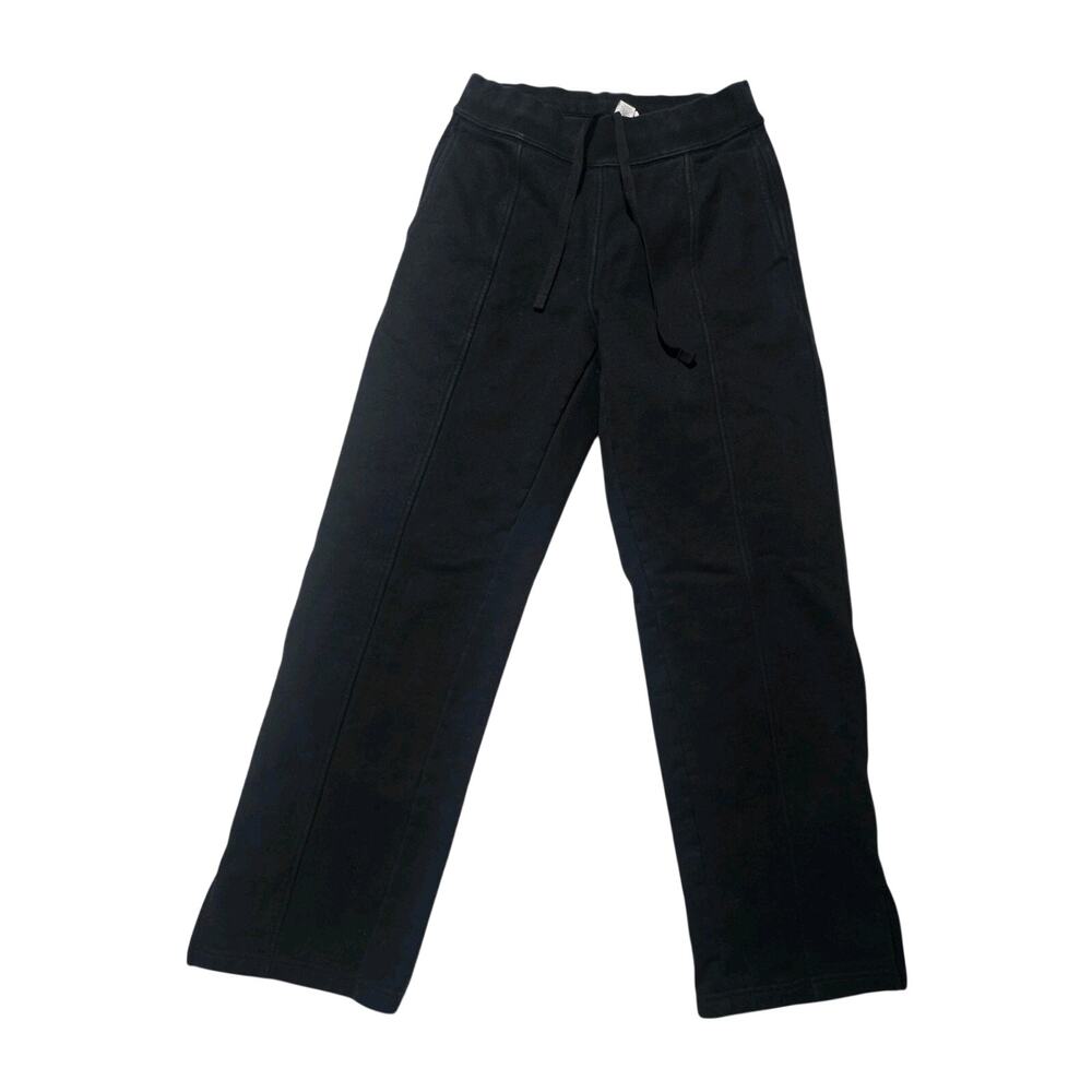 ALO Straight Leg High Rise Free Time Sweatpant - Black - Womens M